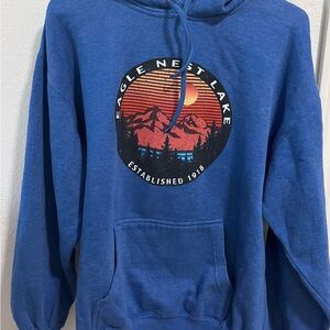 Blue eagle nest lake Hoodie